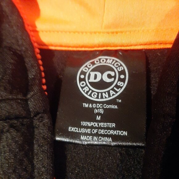 THE FLASH Logo DC Comics originals hooded zip up jacket s medium Superman Batman - Picture 2 of 7